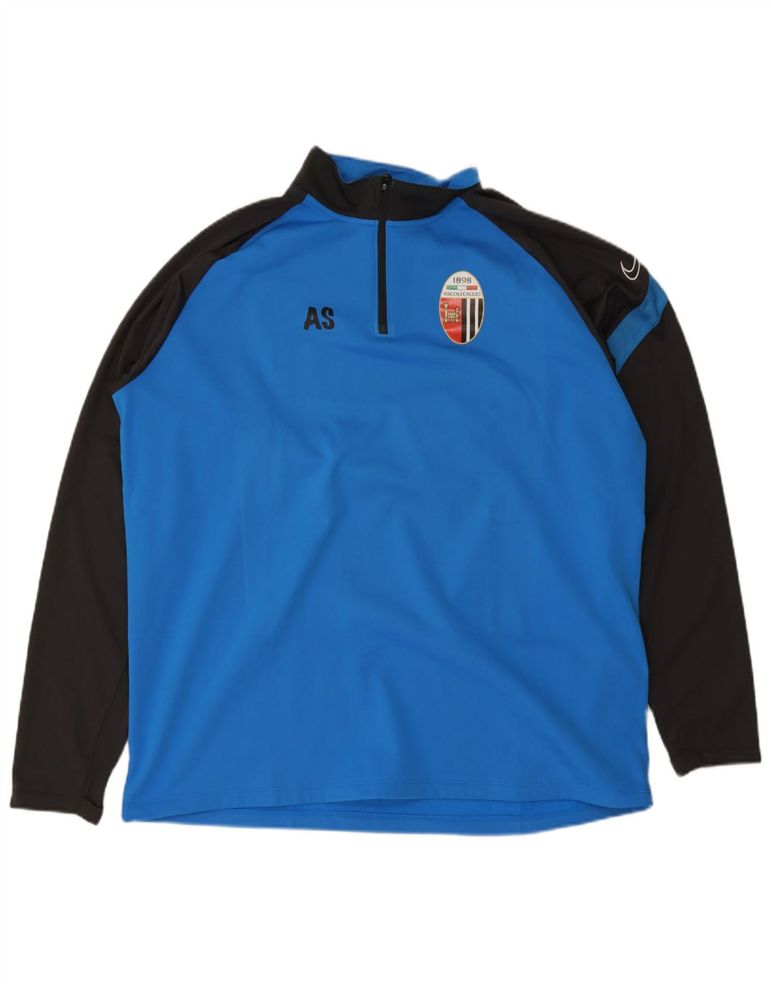 Top de trening Nike Dri Fit Graphic Pulover pentru bărbați, 2XL, albastru, bloc de culoare