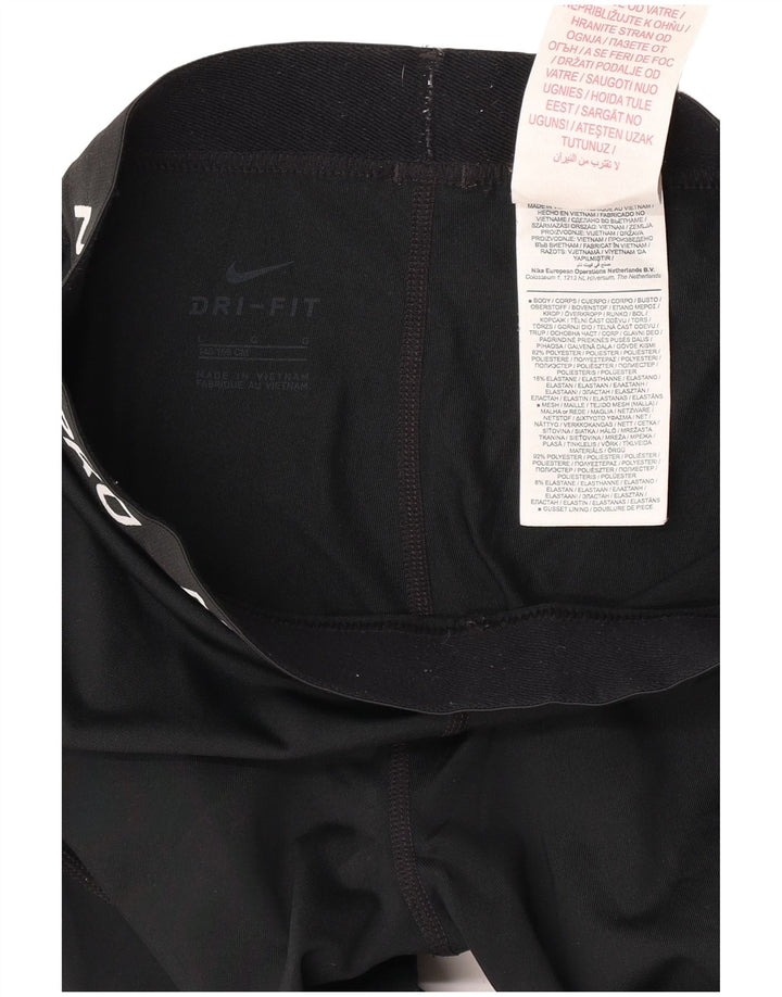 Leggings NIKE Fete Dri Fit Graphic 12-13 ani Poliester negru mare