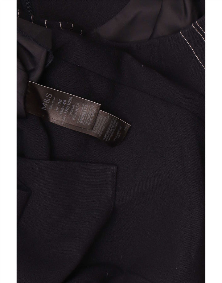 Rochie teacă pentru femei Marks & Spencer UK 16 mare poliester bleumarin