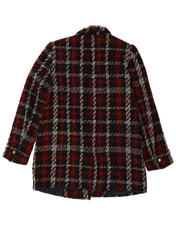 Blazer supradimensionat pentru femei Zara UK 6 XS Red Check