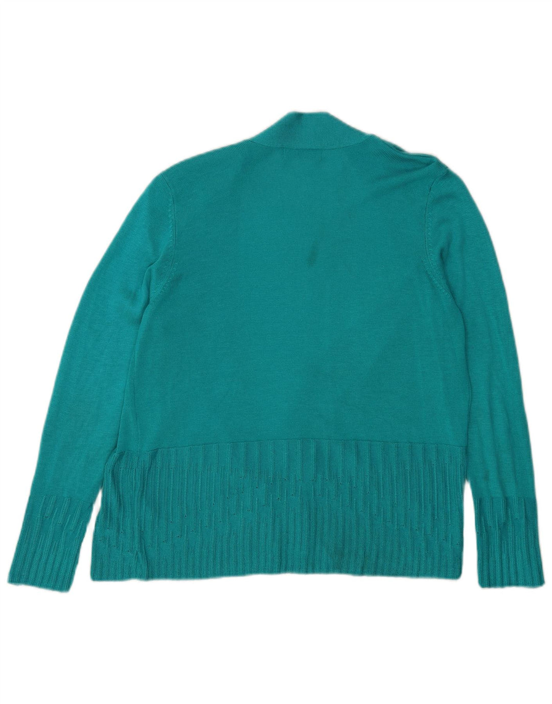 Pulover cardigan deschis pentru femei Marks & Spencer UK 14 mare turcoaz