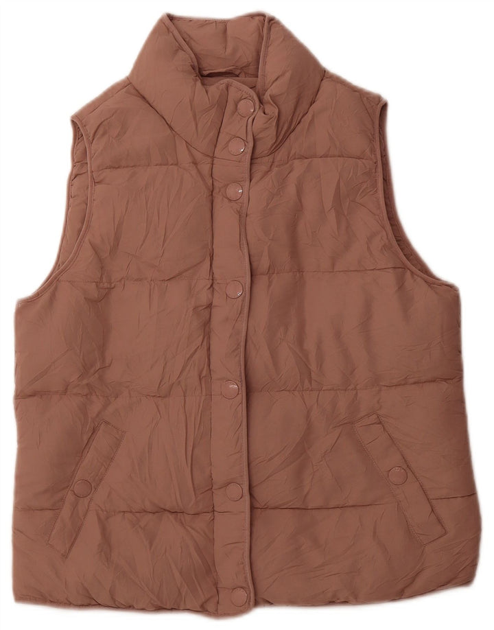 J. CREW Gilet căptușit pentru femei UK 10 Small Pink Poliester