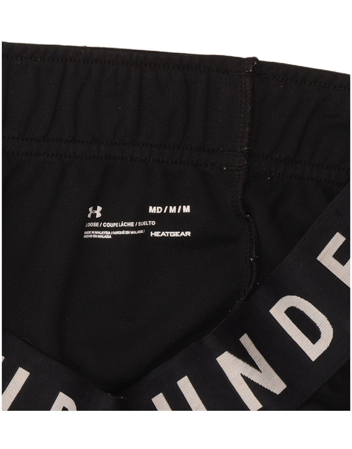 Pantaloni scurți sport Under Armour pentru femei, cu model abstract, UK 12 Medium Black