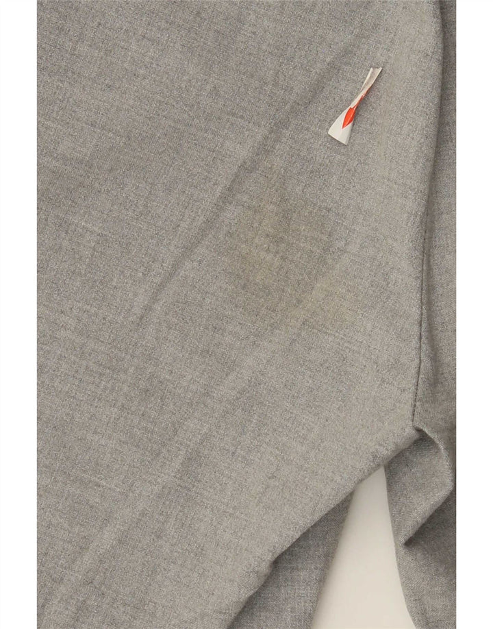 Pantaloni de costum slim pentru femei Zara Mici L26 L26 Gri Poliester color bloc