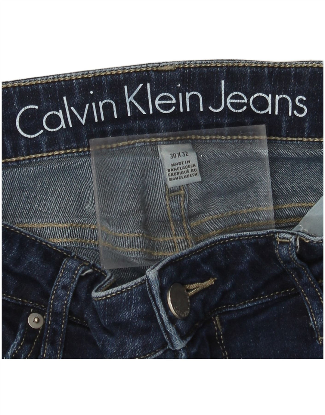 Blugi drepti pentru femei Calvin Klein W30 L32 bleumarin
