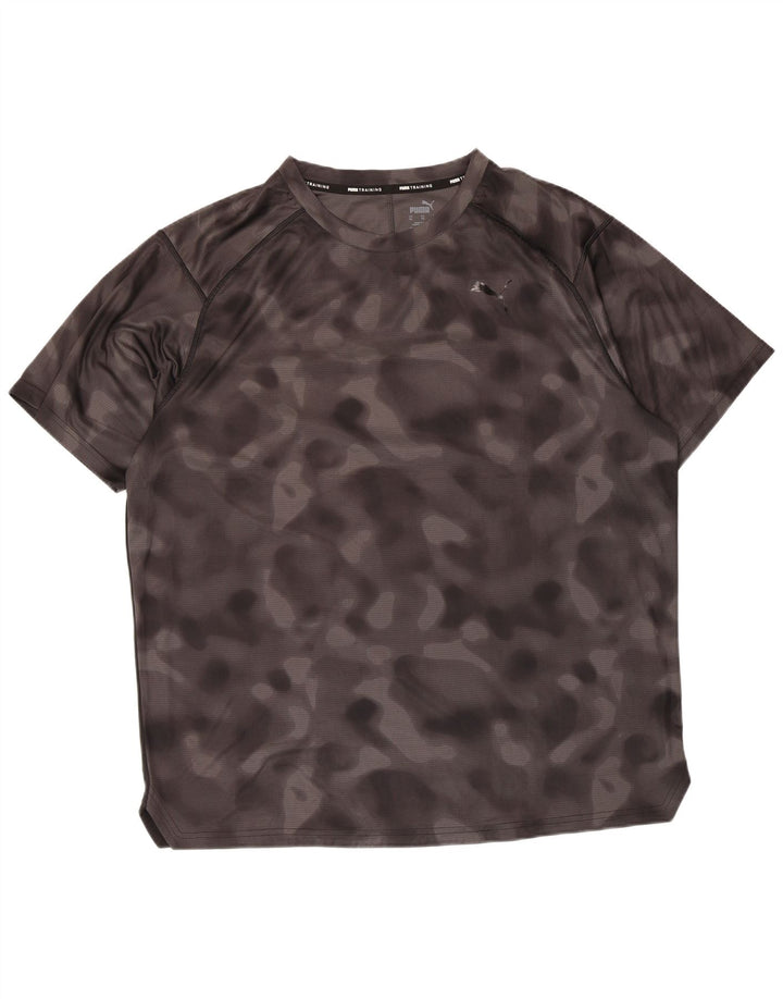 Tricou pentru bărbați Puma Top XL poliester camuflaj gri