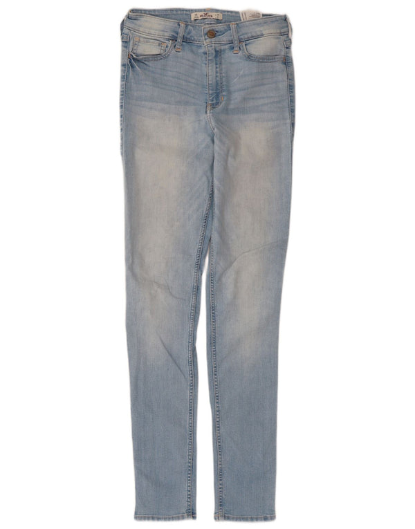 Blugi skinny pentru femei Hollister US 3 XS W26 L31 Bumbac albastru