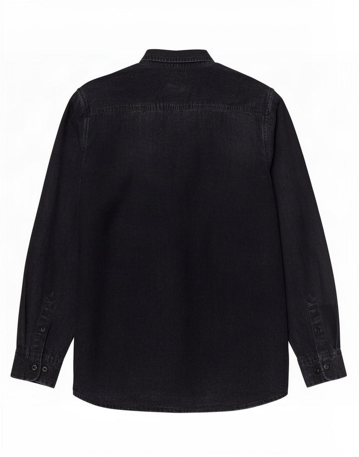 Cămașă Vans pentru bărbați, bumbac mediu negru