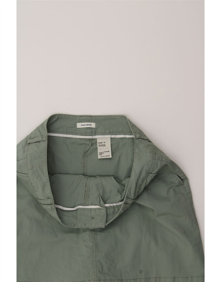 DOCKERS Womens Skort US 10 Large  Green Cotton Vintage Dockers and Second-Hand Dockers from Messina Hembry 