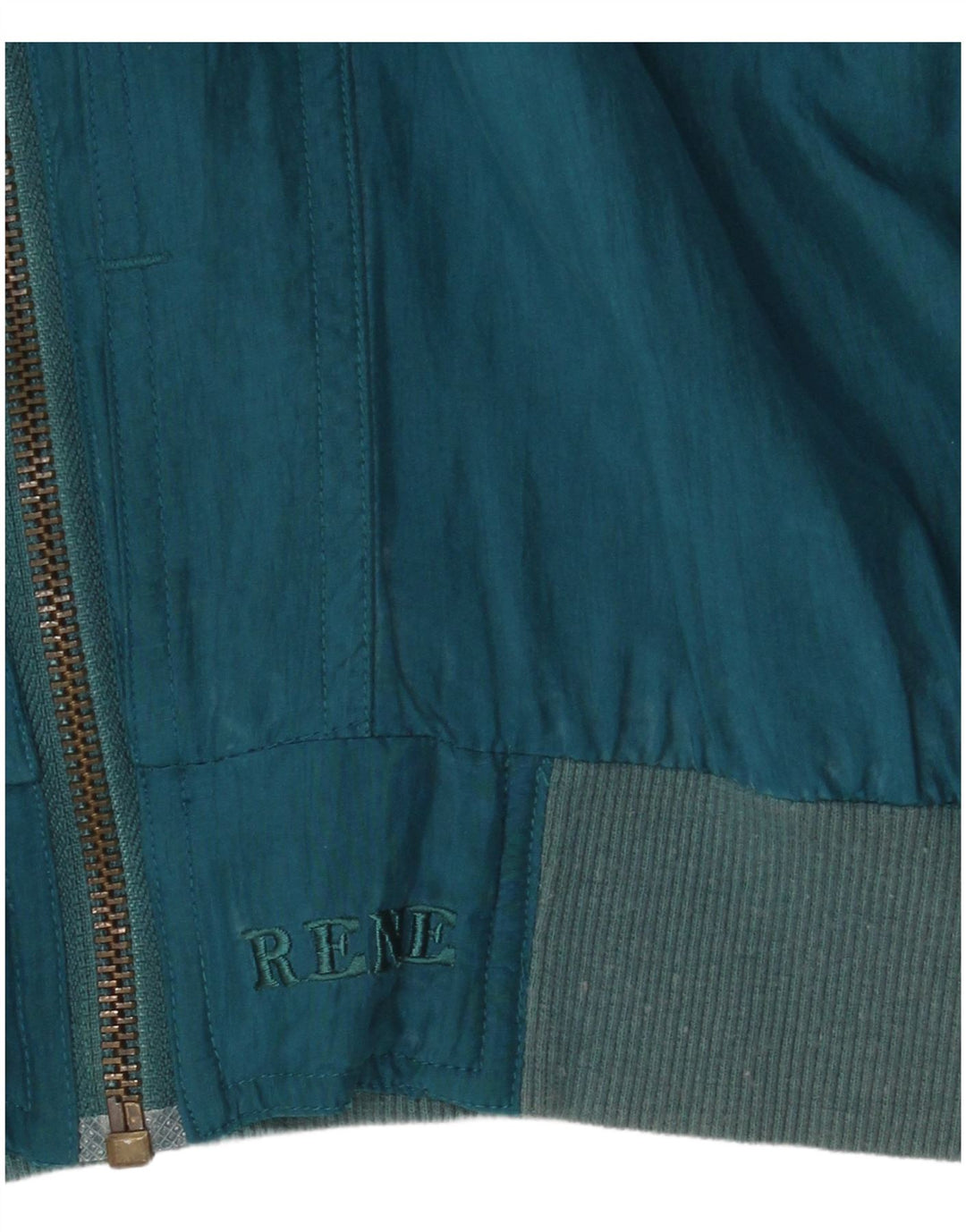 Rene Bomber Jacket pentru bărbați UK 38 Medium Blue Silk
