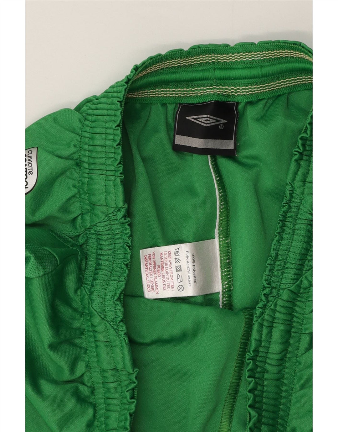 Pantaloni scurți sport Umbro pentru bărbați, mari, verde, poliester
