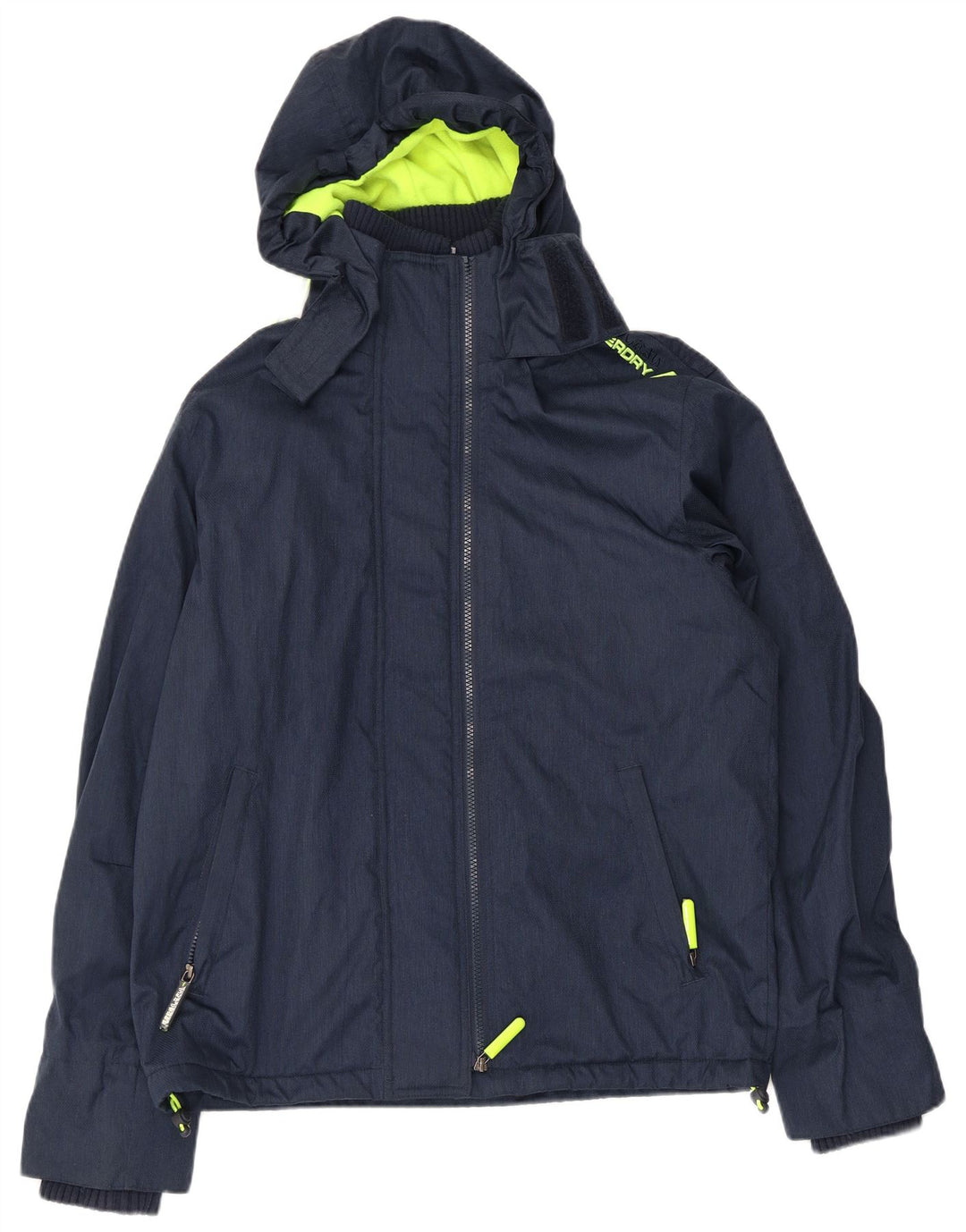 Jachetă Windbreaker cu grafică Superdry pentru bărbați UK 40, mare, bleumarin