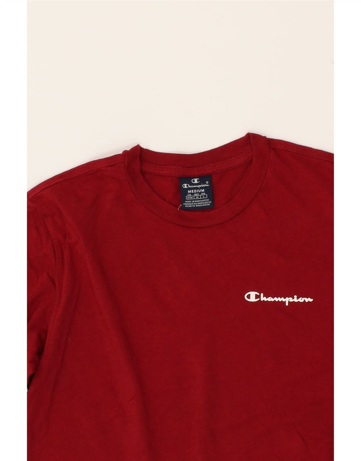 CHAMPION Mens T-Shirt Top Medium Red Cotton Vintage Champion and Second-Hand Champion from Messina Hembry 