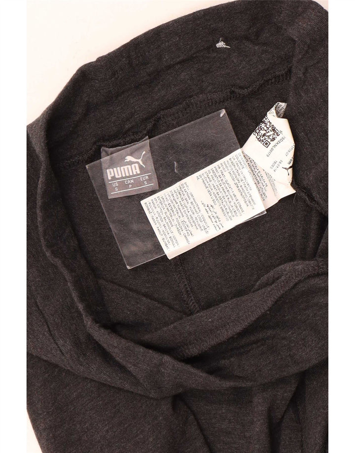 Leggings grafic Puma pentru femei UK 10, bumbac gri mic