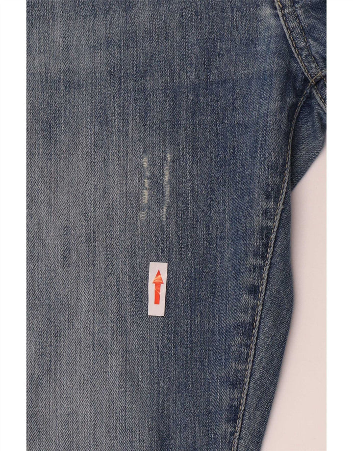 Blugi slim pentru femei Calvin Klein Distressed W32 L33 Blue