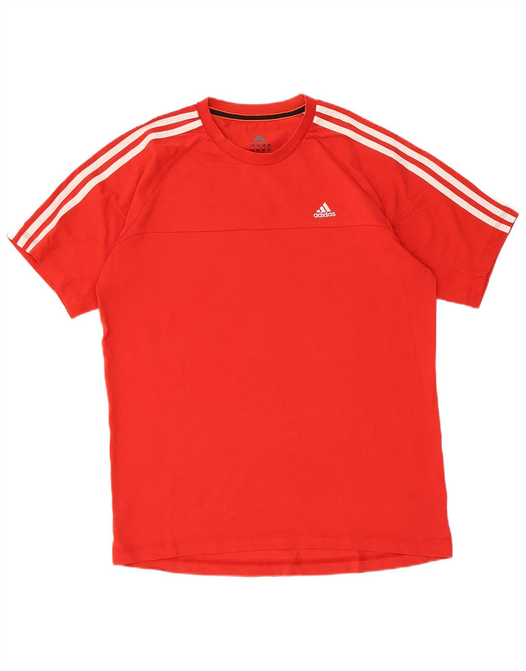 Tricou Adidas Climalite pentru bărbați Top Bumbac Roșu Mediu