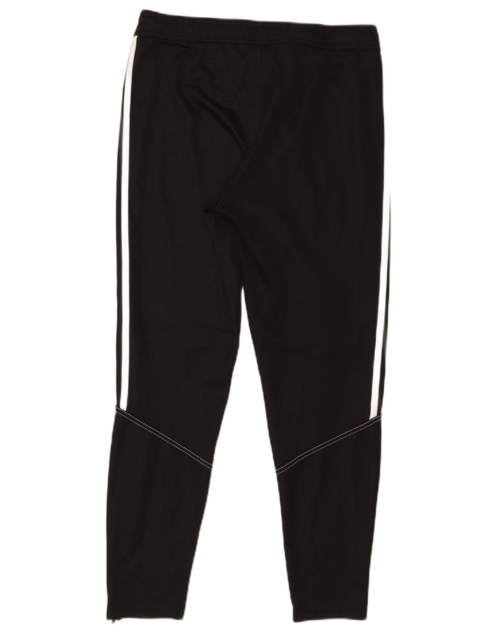 Pantaloni de trening Adidas pentru bărbați, poliester mediu negru