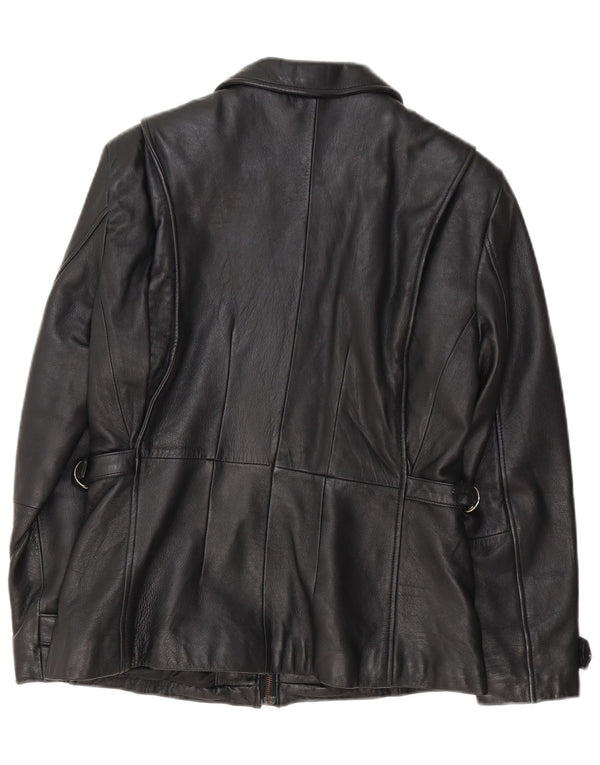 Jachetă de piele Wilsons pentru femei UK 10 Small Black Classic
