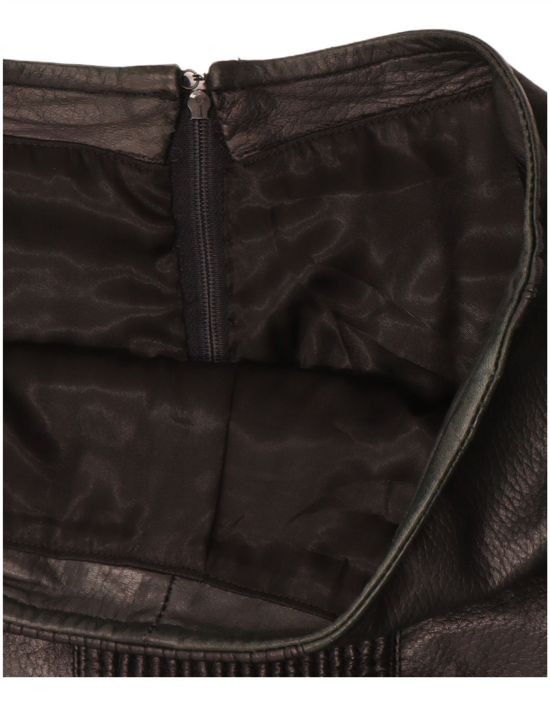 Fusta de piele pentru femei VINTAGE W26 Small Black