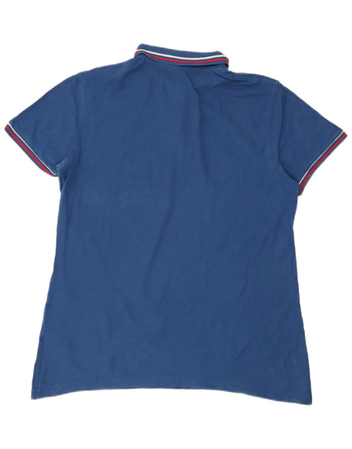 Tricou polo pentru bărbați Lotto, mare, albastru, bumbac