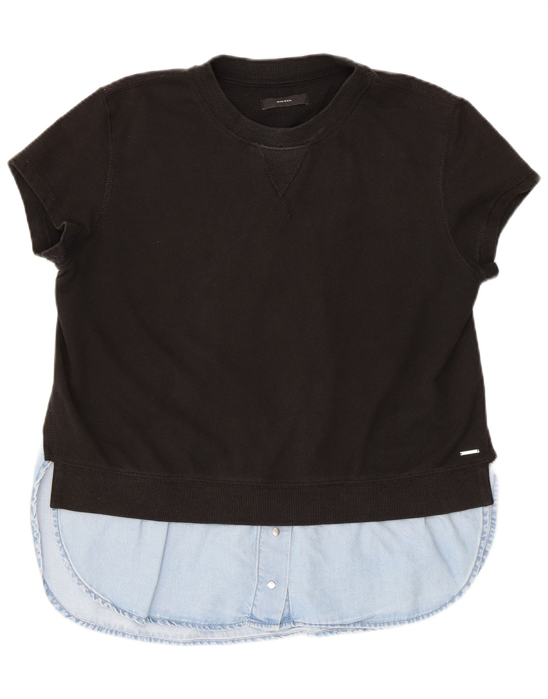 Pulover pentru damă DIESEL Pulover UK 14 Medium Black Colorblock