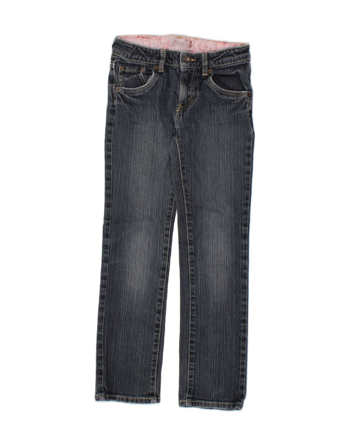 LEVI'S Girls Straight Jeans 9-10 Years W24 L26  Blue Cotton Vintage Levi's and Second-Hand Levi's from Messina Hembry 