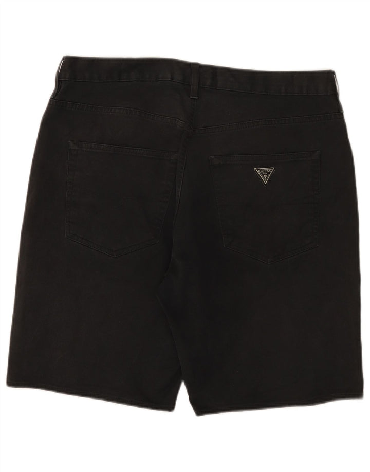Guess Pantaloni scurți din denim pentru bărbați W34 Large Black
