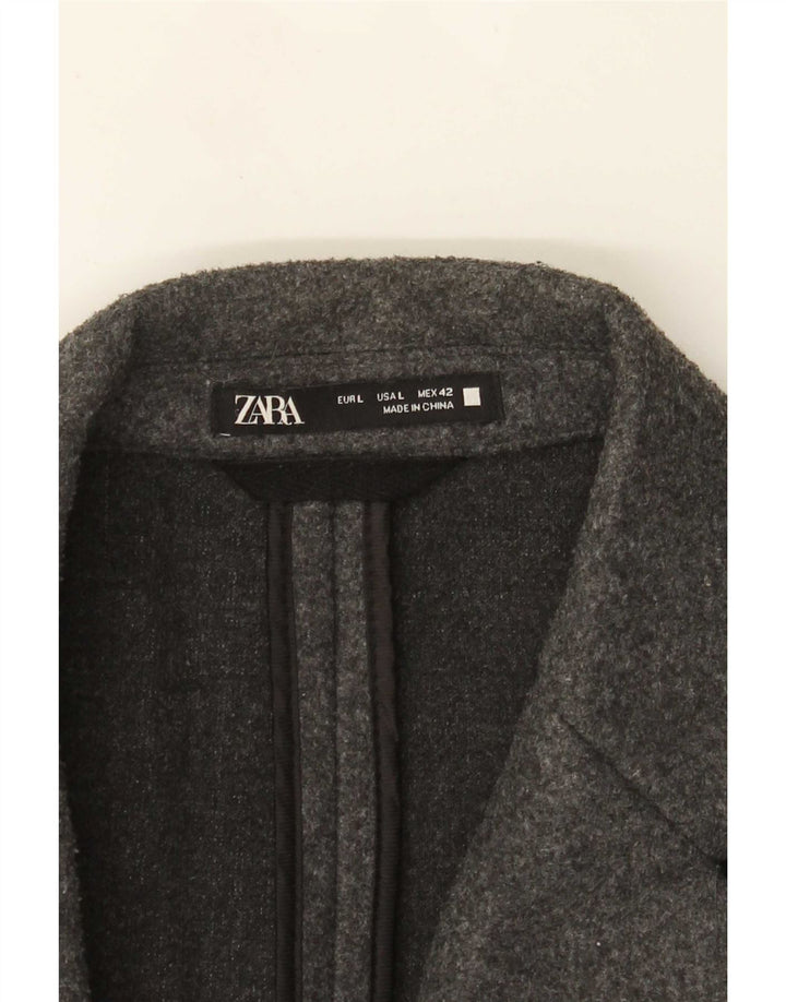 Pardesiu pentru bărbați Zara UK 40 mare, gri
