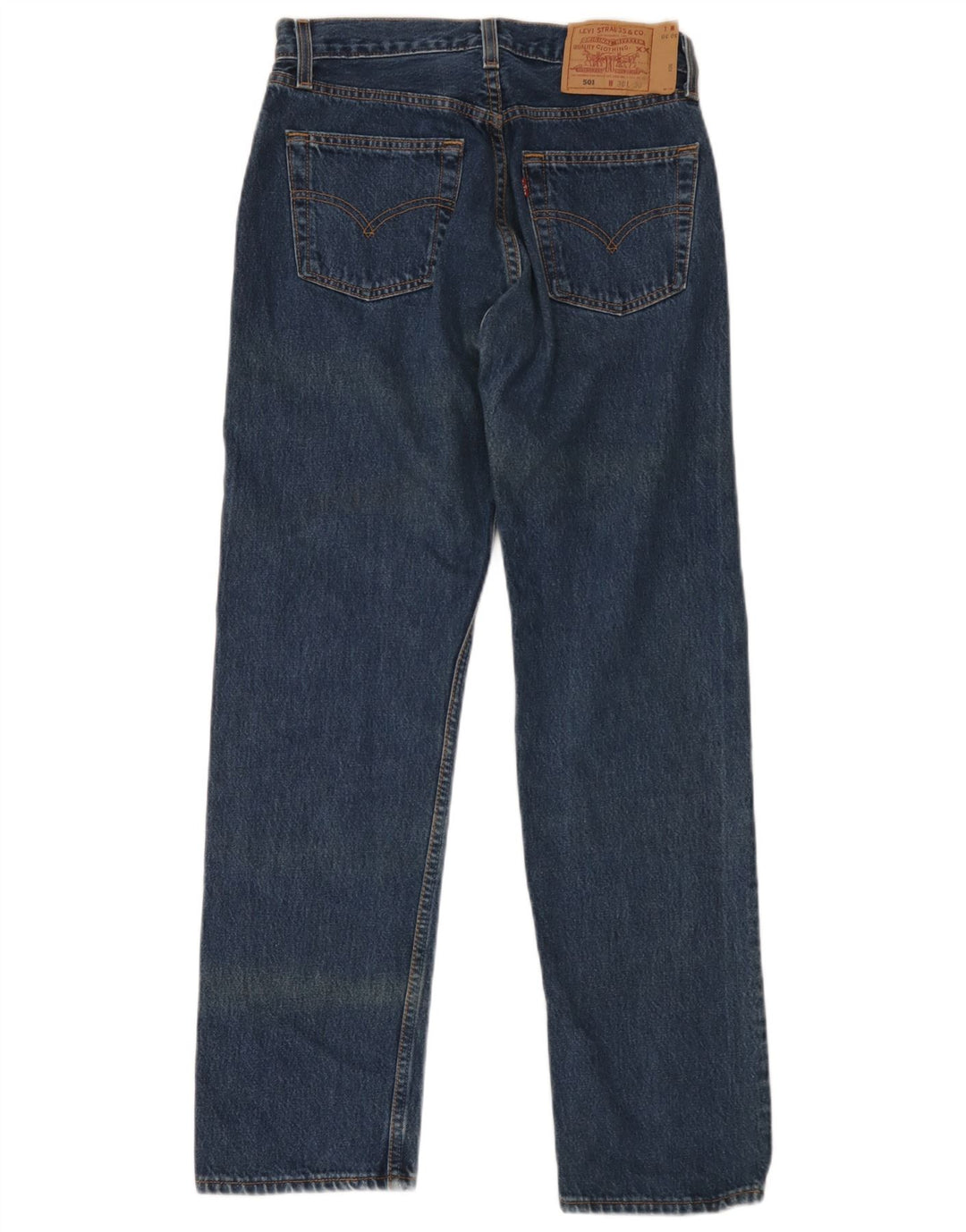 Blugi drepti pentru bărbați Levi's 501 W30 L30 bleumarin