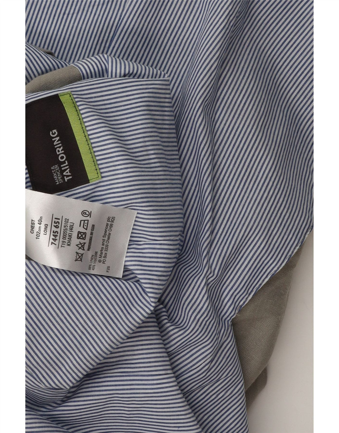 Marks & Spencer jachetă pentru bărbați cu 2 nasturi, UK 40, mare, gri, in