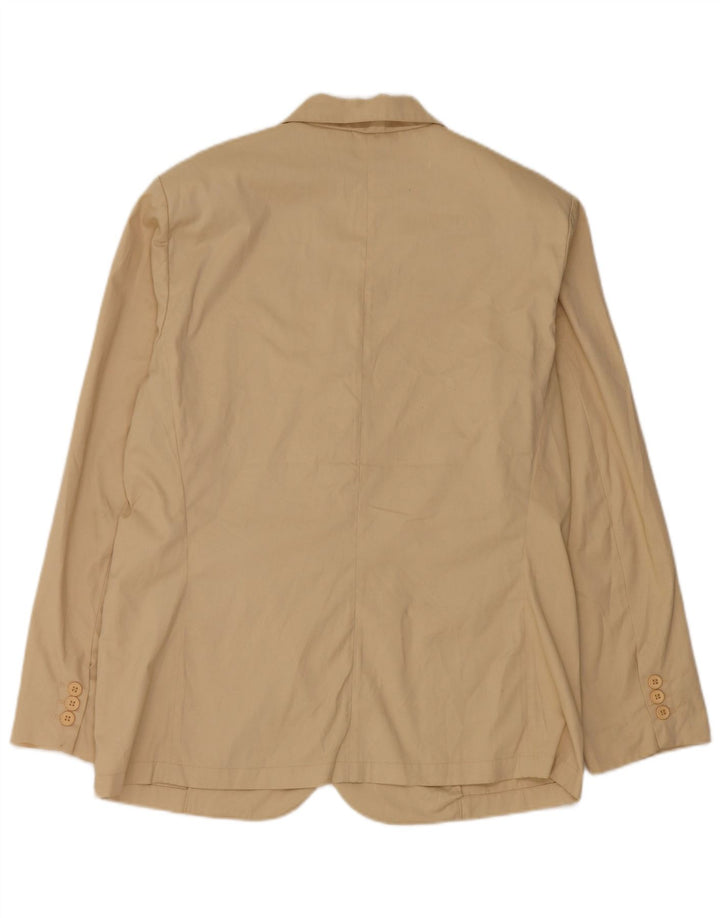 Jachetă pentru femei Balloon cu 2 nasturi, UK 18 XL, bumbac bej