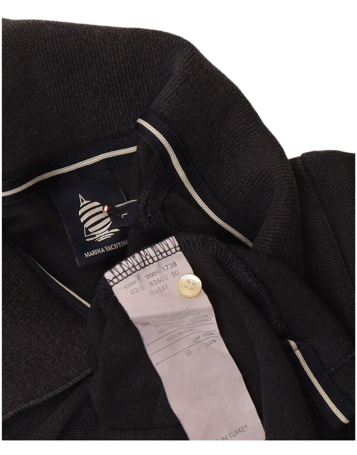 MARINA YACHTING Tricou polo pentru femei UK 14 mare bumbac negru