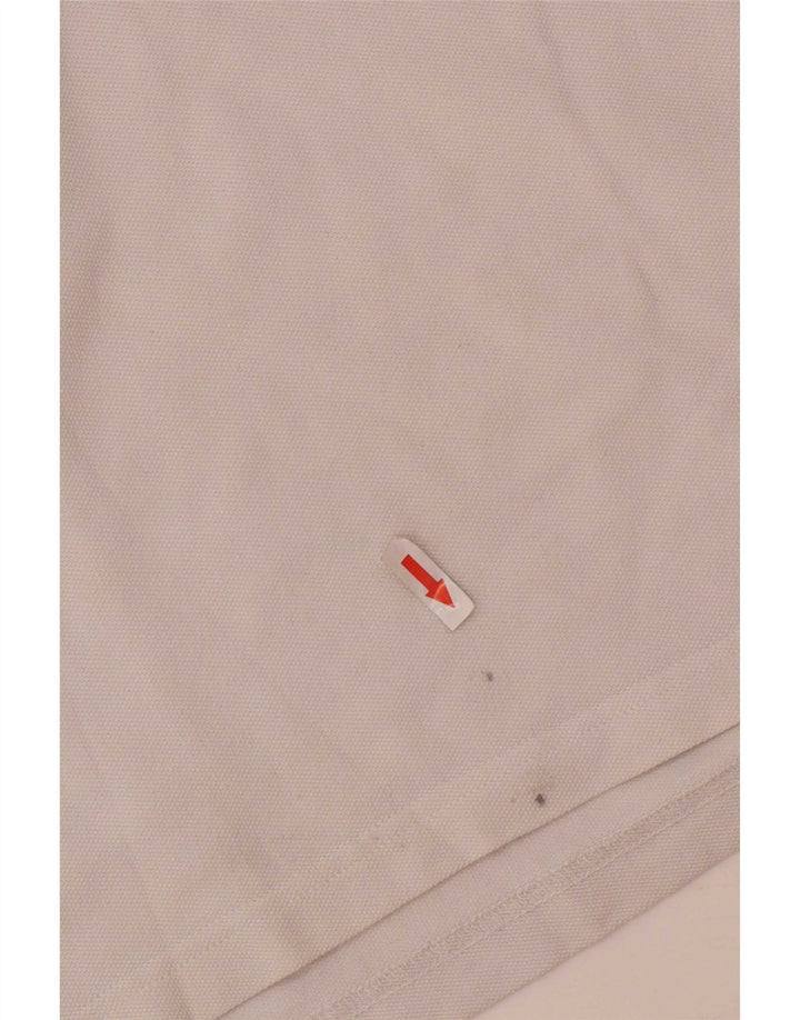 Tricou polo Massimo Dutti pentru bărbați, bumbac alb 2XL