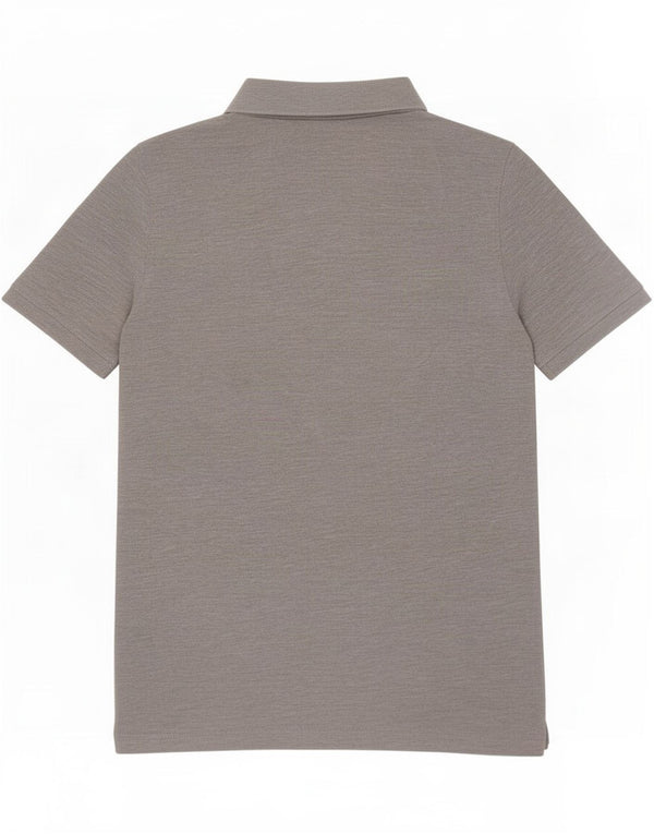 Crew Clothing Tricou polo pentru bărbați, mare, gri, bumbac peteat