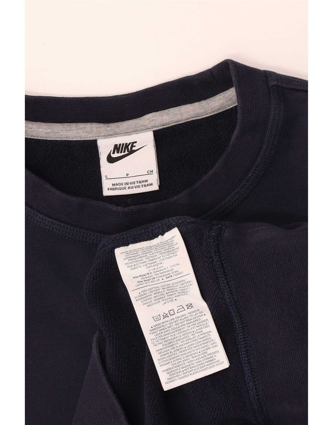 Hanorac pentru bărbați Nike Pulover mic, albastru bleumarin, bumbac