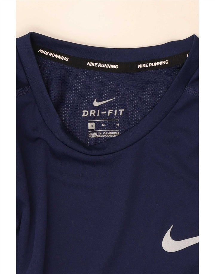 Tricou Nike pentru bărbați Dri Fit Top Mediu Bleumarin