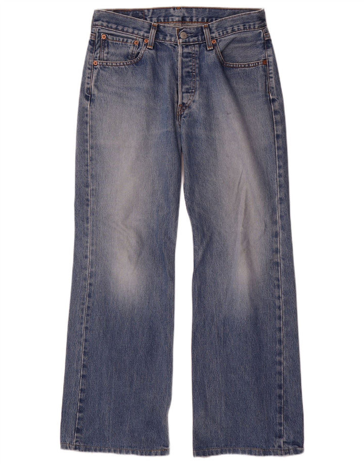 Blugi pentru bărbați Levi's 527 Bootcut W30 L32 Bumbac albastru