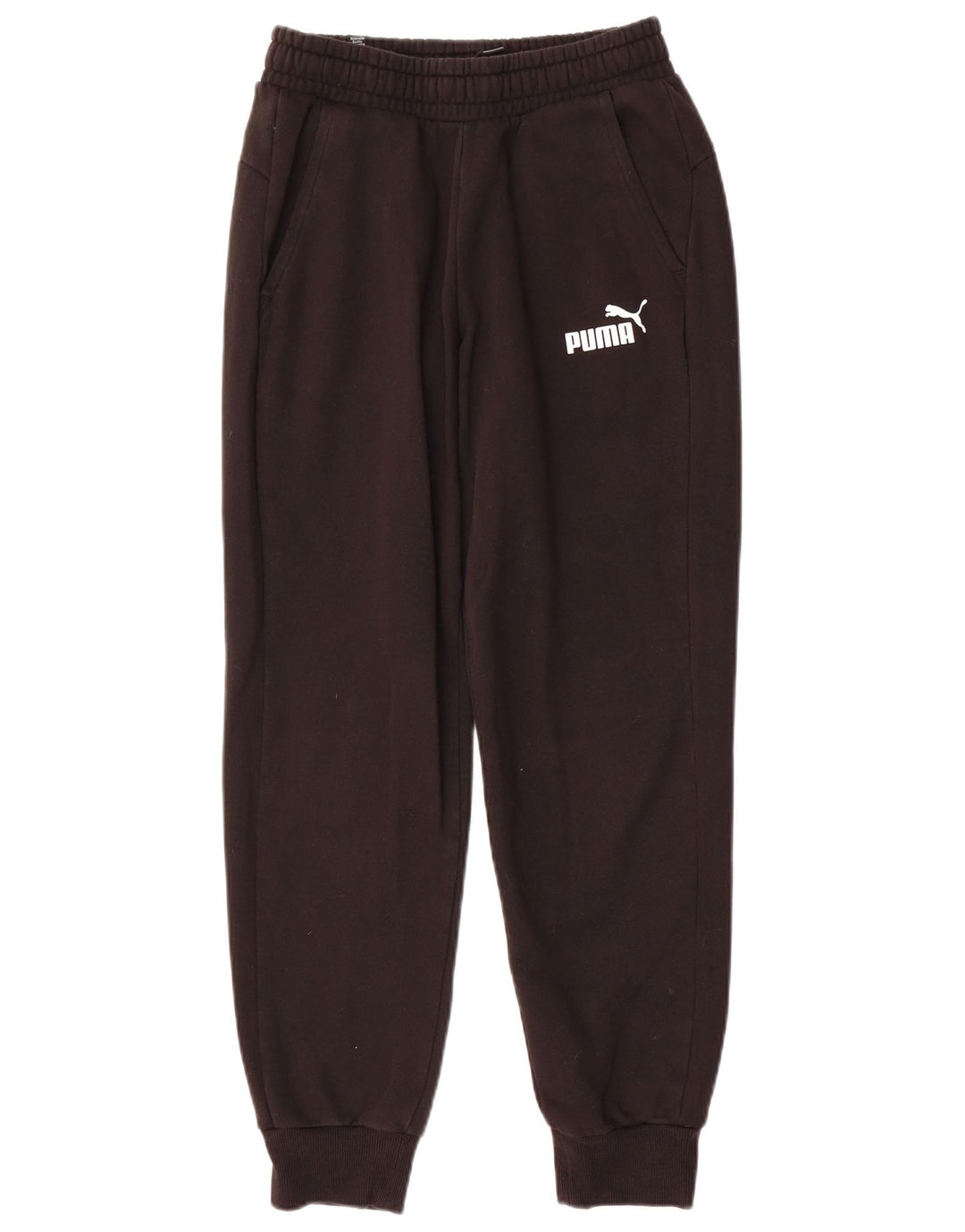 Pantaloni de trening Puma pentru bărbați Joggeri mici din bumbac negru