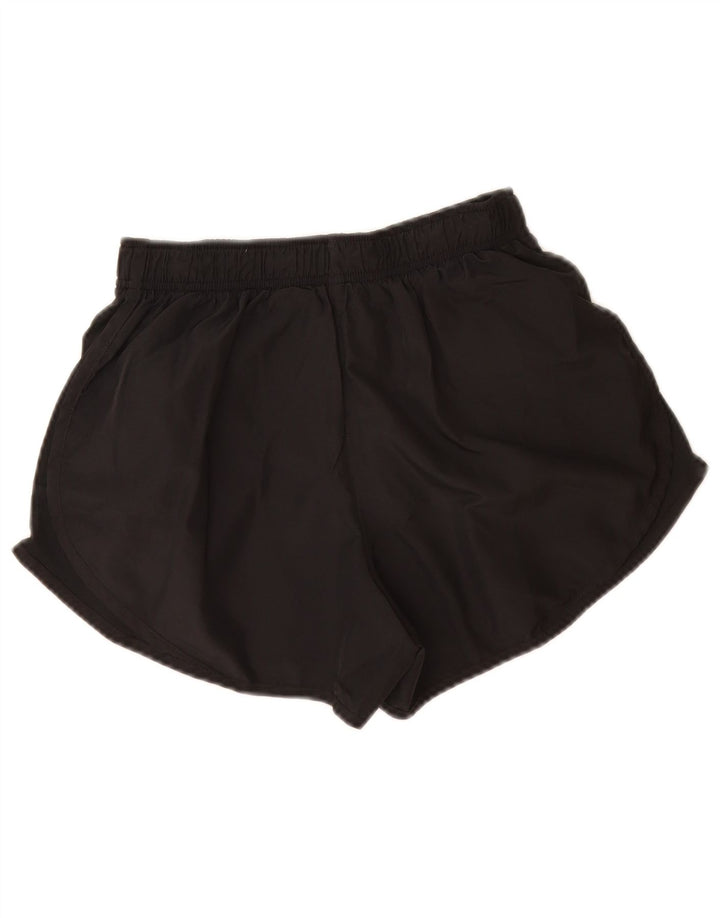 Pantaloni scurți sport Nike Dri Fit pentru femei UK 8 Small Negru Poliester