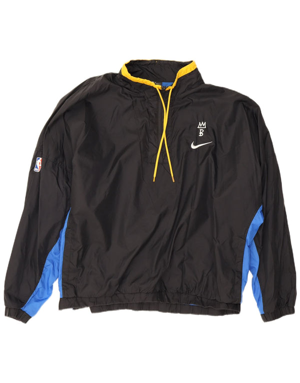 Jachetă de ploaie NBA pentru bărbați Nike Marea Britanie 44 2XL Negru Colorblock Nylon