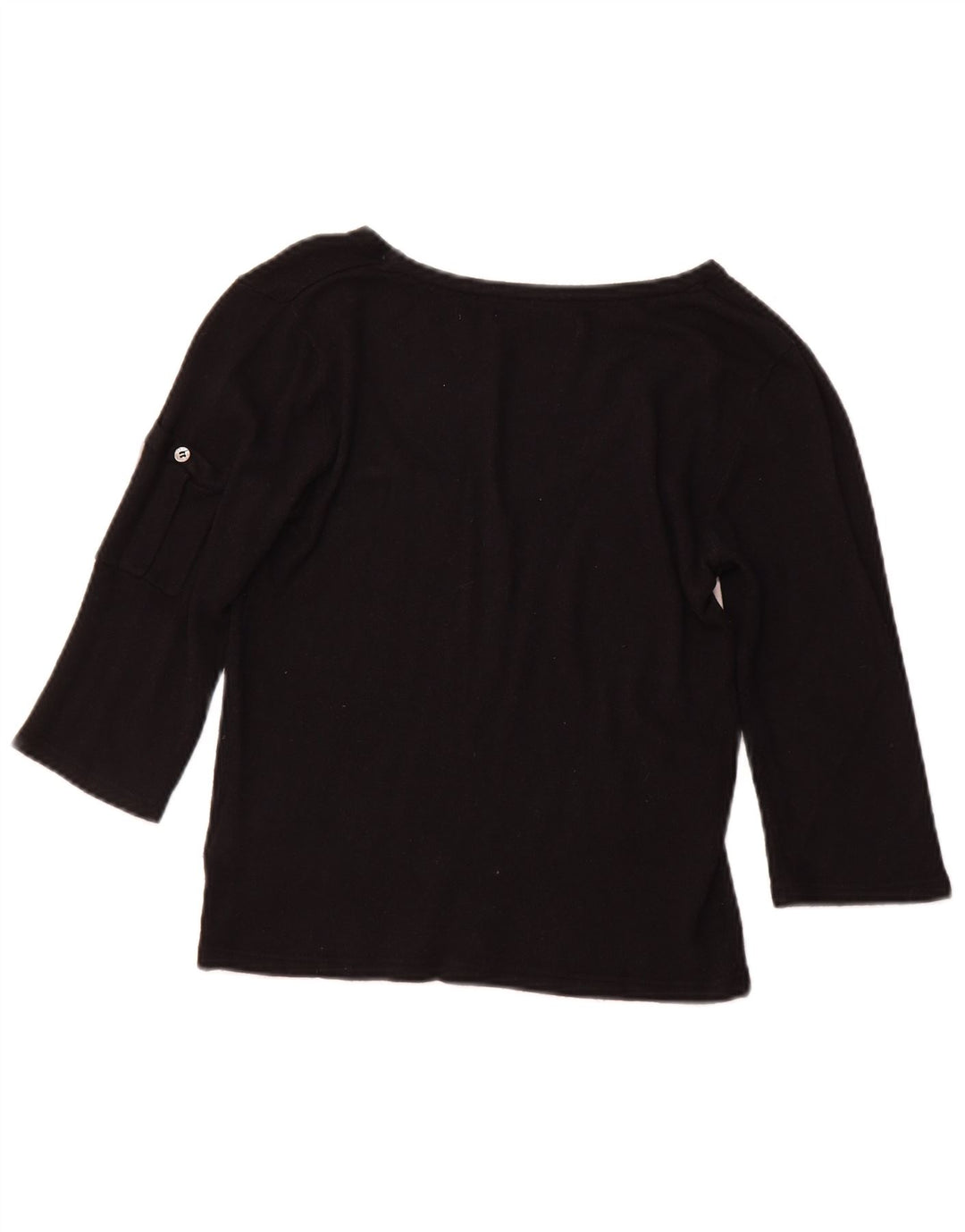 TED BAKER Top pentru femei cu mâneci 3/4 Mărimea 2 Mic, negru, raion