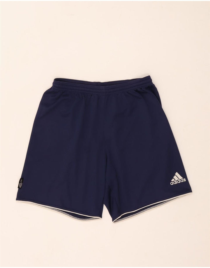 Pantaloni scurți sport pentru bărbați Adidas, poliester, albastru mic