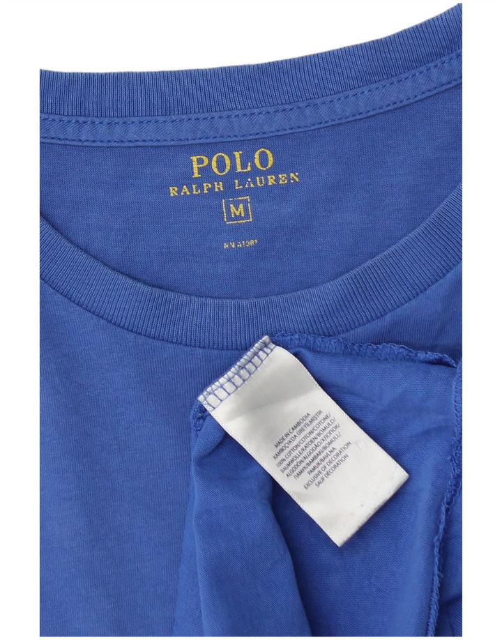 Tricou Polo Ralph Lauren pentru bărbați Top din bumbac albastru mediu