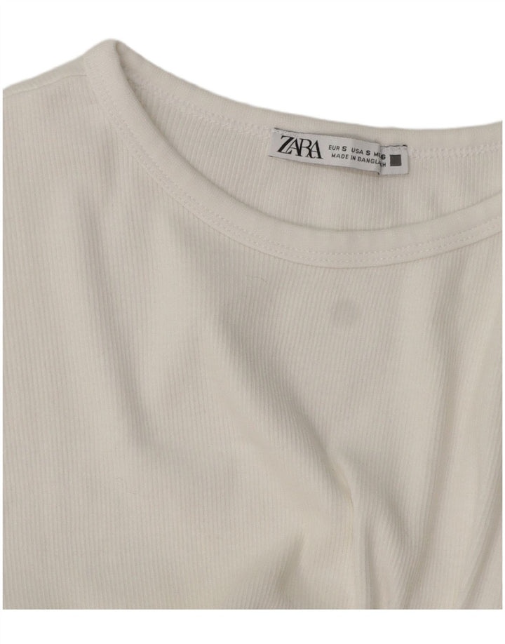 Tricou pentru femei Zara UK 10 Small White