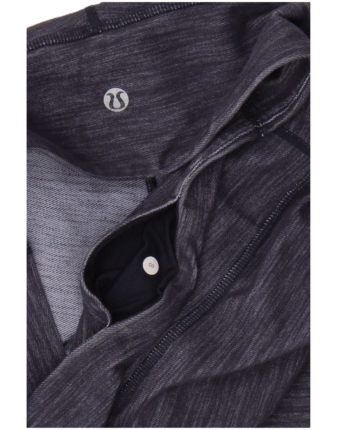 LULULEMON Leggings Capri pentru femei US 8 Medium Purple Pinstripe