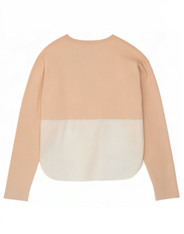 Pulover supradimensionat pentru femei Zara UK 10 Mic roz Colorblock