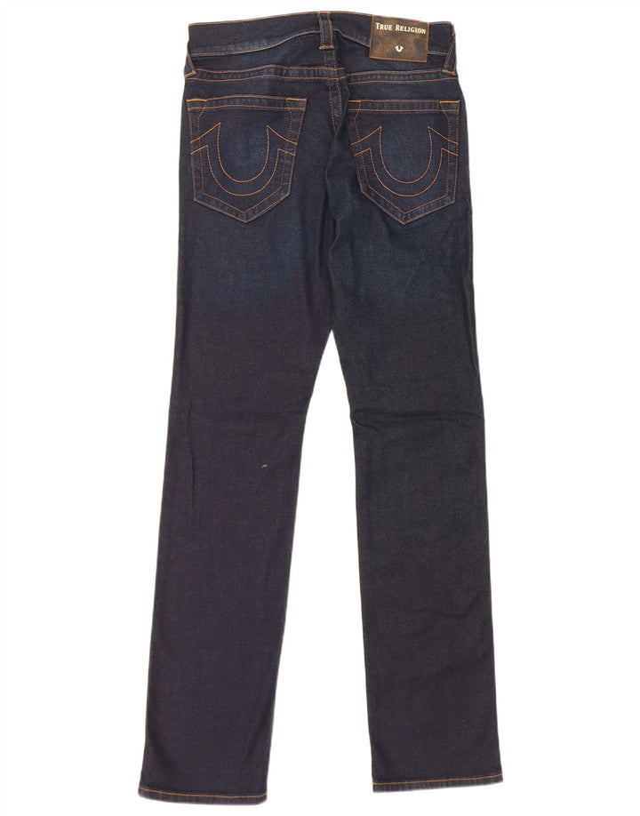 True Religion Blugi subțiri pentru femei L28 L34 Bumbac bleumarin