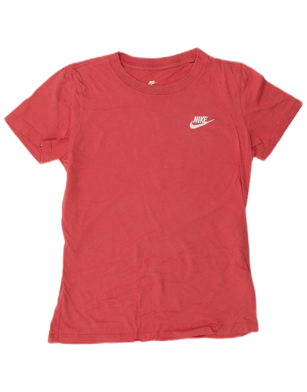 Tricou supradimensionat pentru femei Nike UK 6 XS bumbac roz
