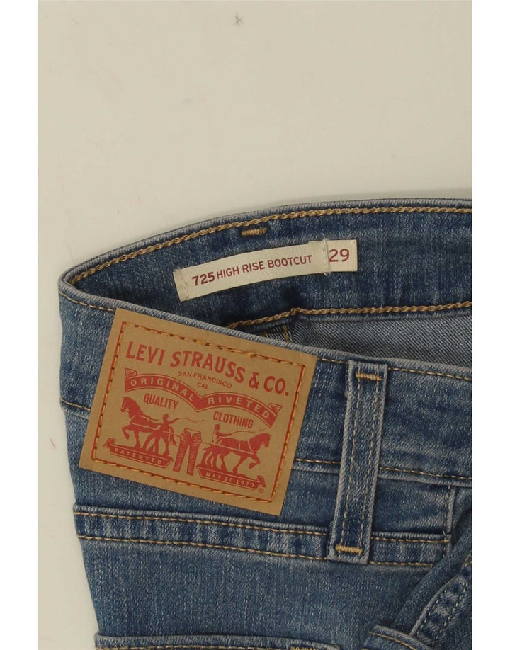 Blugi Levi's 725 cu talie înaltă Bootcut W29 L29 Albastru