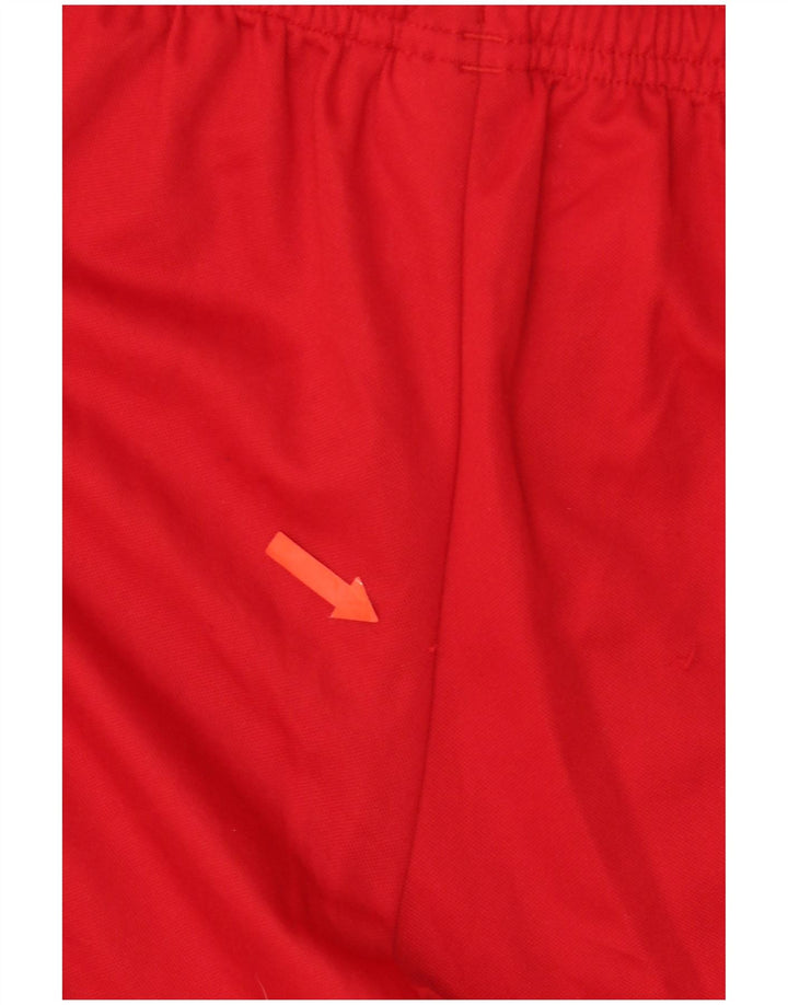 Pantaloni scurți sport adidas Climalite pentru băieți 13-14 ani poliester roșu